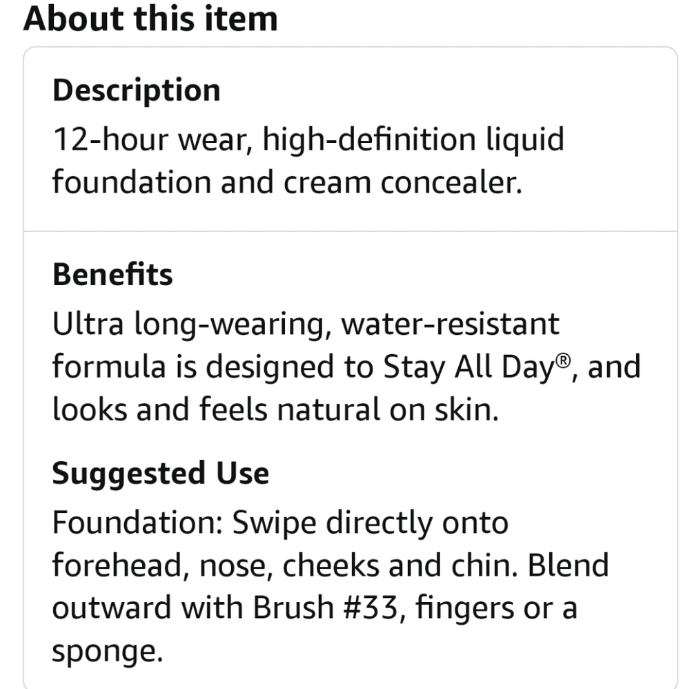 NIB🔥12 Hour Stila 2in1 "Stay All Day" Foundation & Concealer❤️‍🔥Medium - Picture 6 of 12